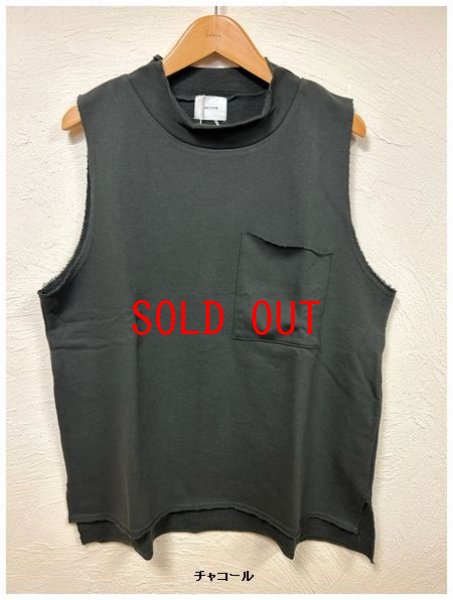 画像4: SETTE N（セッテン）　セントラル裏毛カットオフベスト (4)