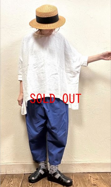 画像2: heavenly（ヘブンリー）　リネンバックボタンビックプルオーバー (2)