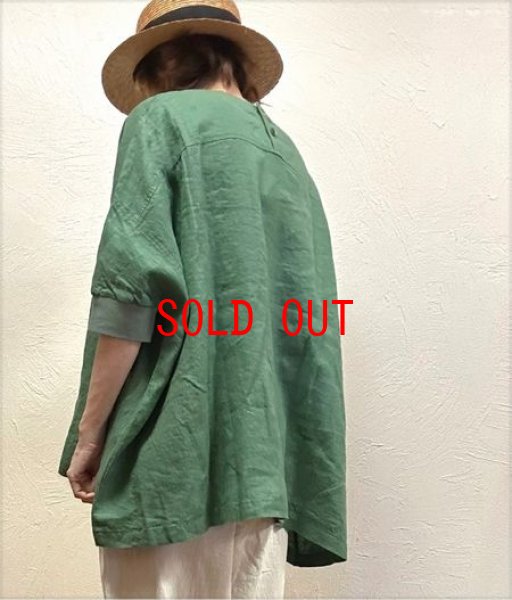 画像6: heavenly（ヘブンリー）　リネンバックボタンビックプルオーバー (6)