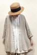 画像1: LUEUF（ルフ）　フレンチリネンワンボタンカ―デ (1)