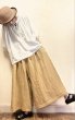 画像1: co;ill nine（コールナイン）　リネンスカートパンツ (1)