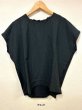 画像5: sabbatum（サバタム）　シルケット天竺ジャガードワッシャーバックタックプルオーバー (5)