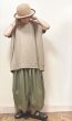 画像1: heavenly（ヘブンリー）　コットンリネンワイドボックスプルオーバー (1)