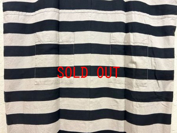 画像13: sun valley（サンバレー）　コットン織柄ボーダーギャザーワンピース (13)