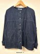 画像5: sun valley(サンバレー）　コットン甘織デニムノーカラージャケット (5)