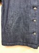 画像9: sun valley(サンバレー）　コットン甘織デニムノーカラージャケット (9)