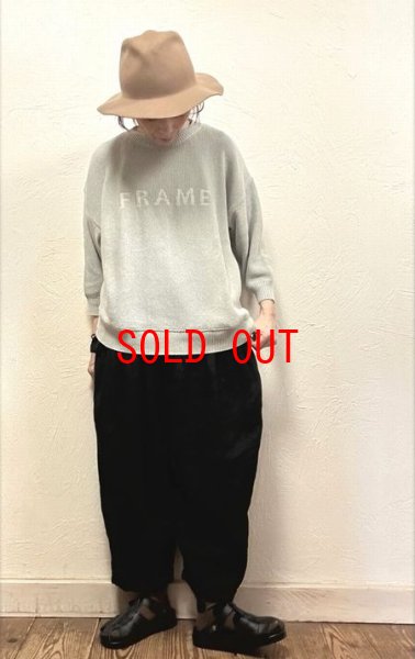 画像1: sabbatum（サバタム）　ロゴニットプルオーバー (1)