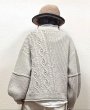 画像2: tumugu（ツムグ）　ミックスケーブルニット (2)