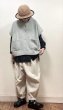 画像2: co;ill nine（コイルナイン）　ウール混ニットドロップベスト (2)