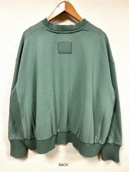 画像6: tumugu（ツムグ）　コットン裏起毛×ニットプルオーバー (6)