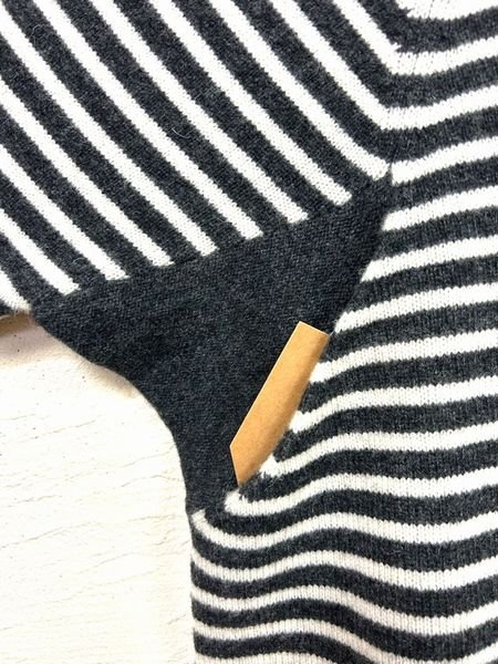 画像7: TANG（タング）　ウール×リサイクルナイロンサイドポケットハイネックプルオーバー (7)