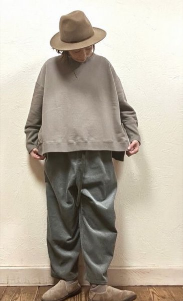 画像1: BLUE LAKE MARKET(ブルーレイクマーケット)　裏毛ガセットプルオーバー (1)