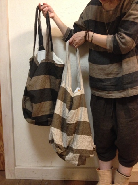 commedesgarcons一点ものYVES ANDRIEUX antique linen bag ドット