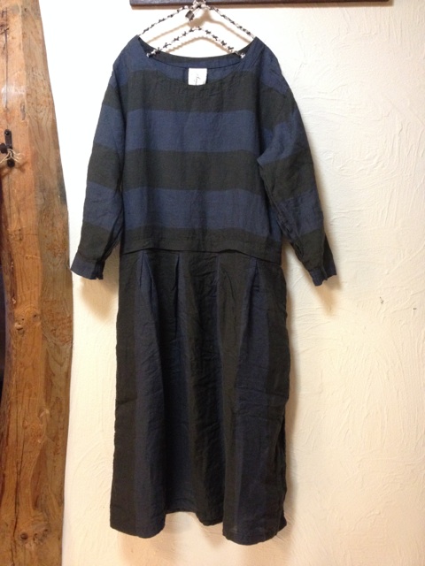 ICHI Antiquites タックワンピース bellaesingela.com.br