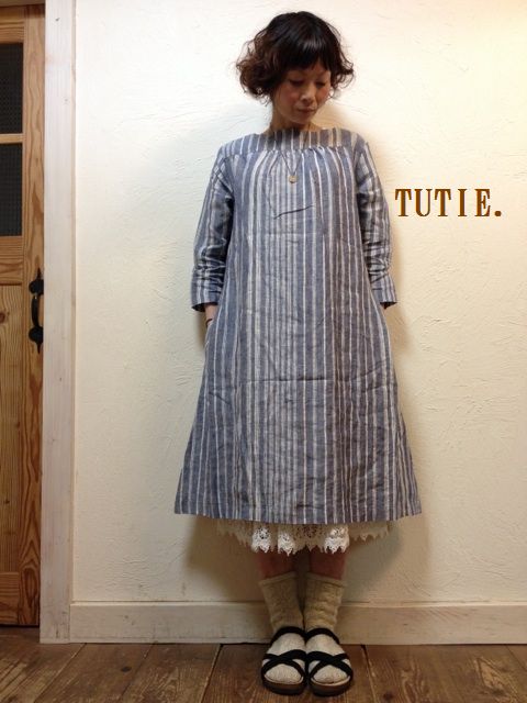 TUTIEリネンワンピース